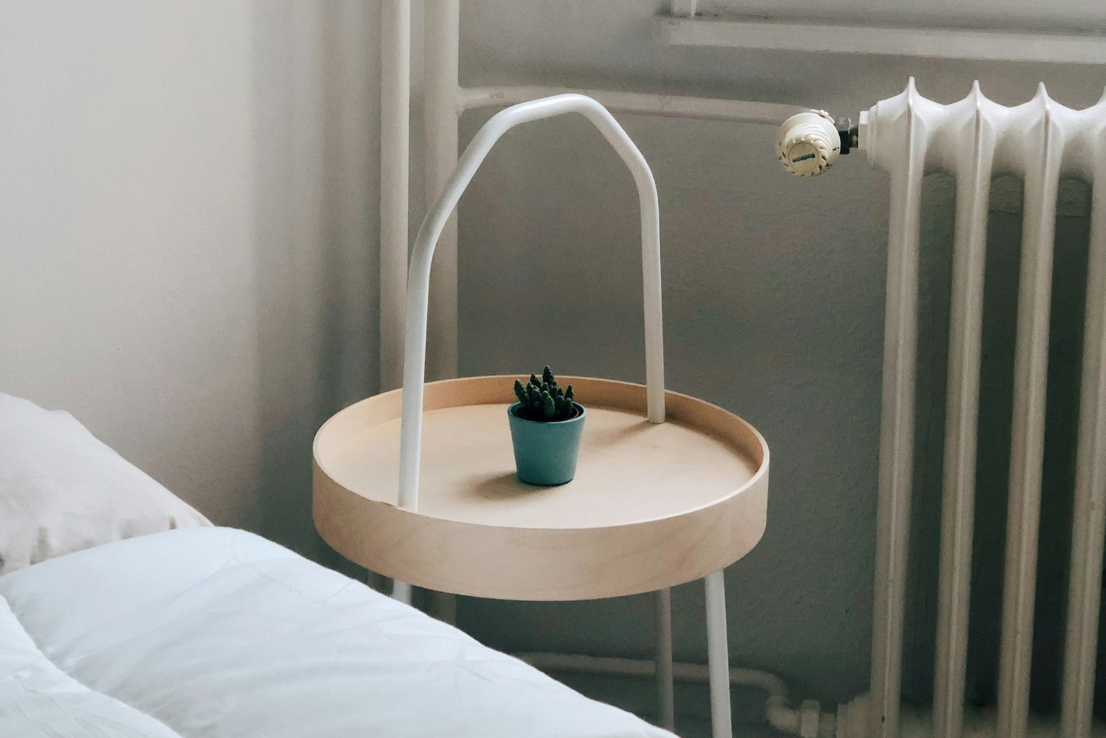 Thermostatventil an einem Heizkörper