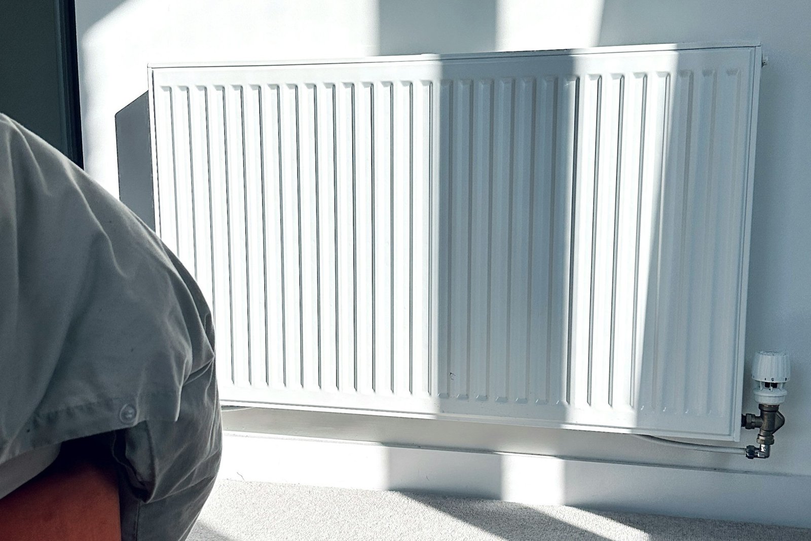 Heizkörper in einem oberen Stockwerk