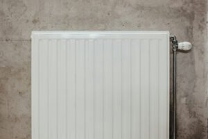 Thermostatventil an einem Heizkörper