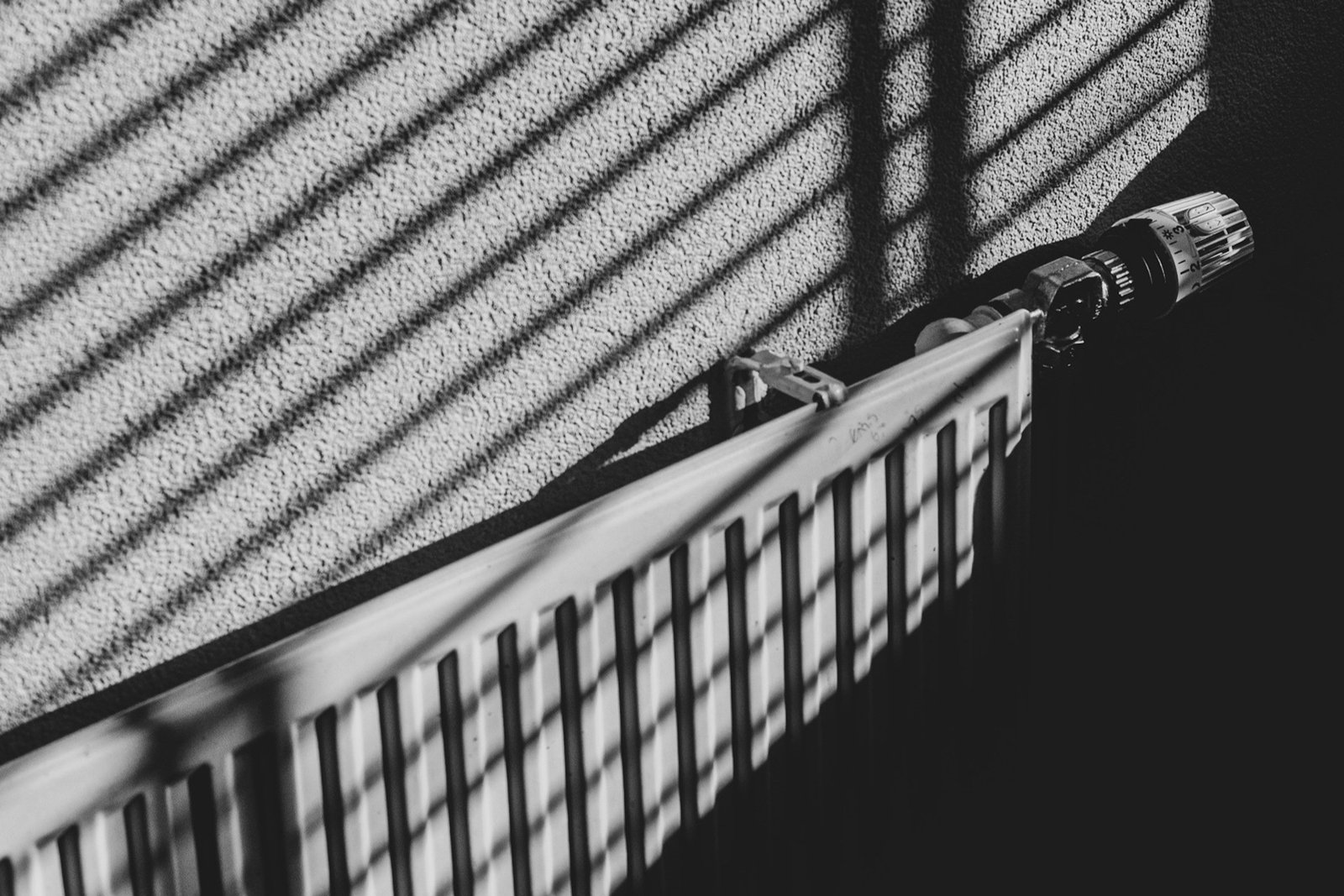 Thermostat an einem Heizkörper